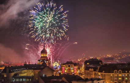 Fireworks in Cluj Napoca